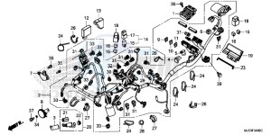 NC750JH Europe Direct - (ED) drawing WIRE HARNESS