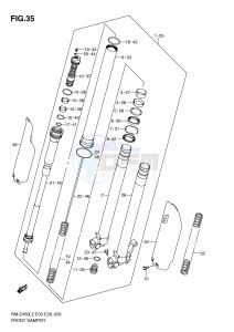 RM-Z450 (E3) drawing FRONT DAMPER