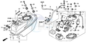 ST1300 drawing FUEL PUMP