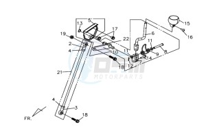 QUAD LANDER 300 drawing SHIFT ROD - SHIFT LEVER