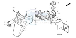 SCV100F9 Turkey - (TU) drawing REAR FENDER