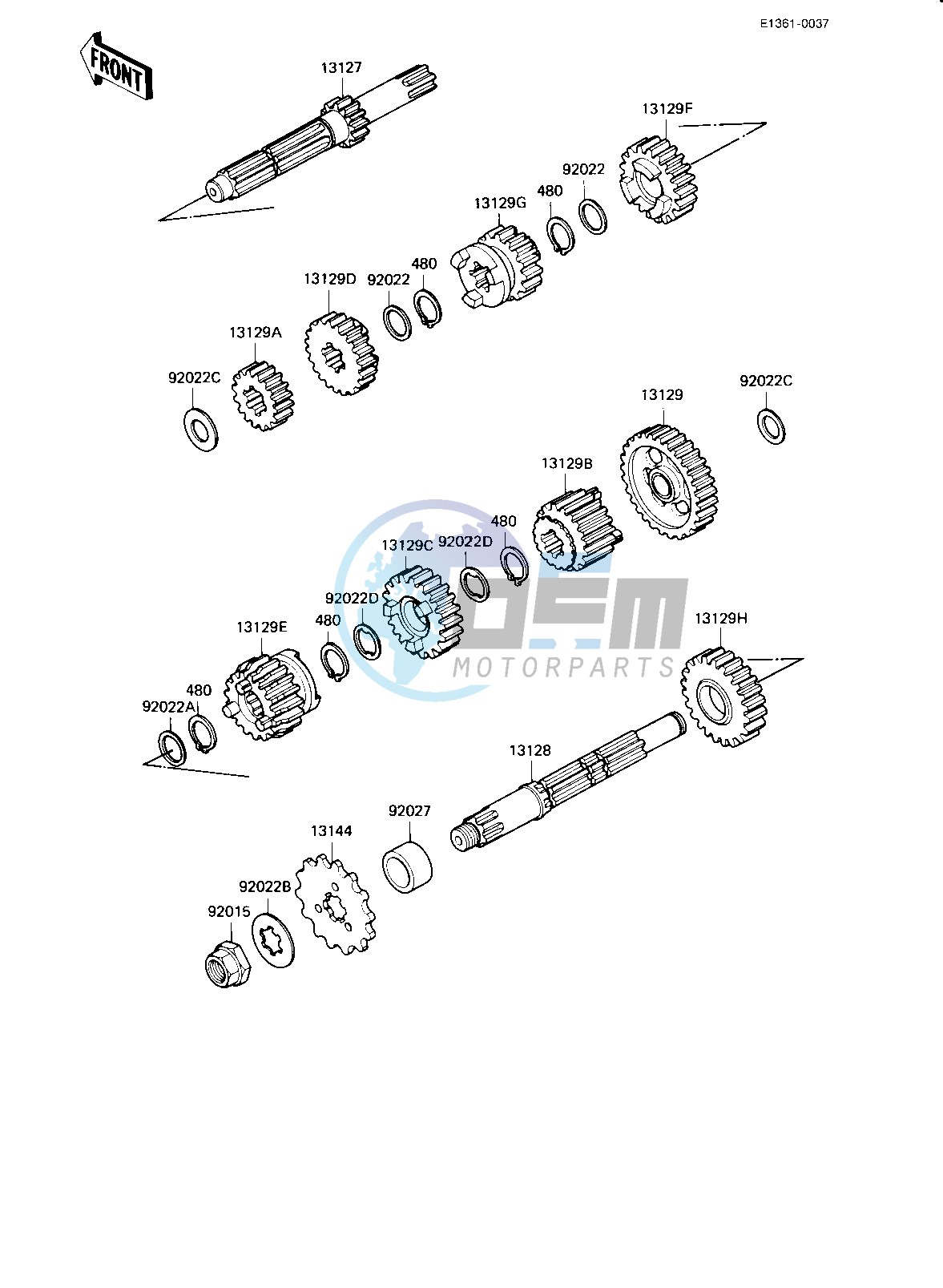 TRANSMISSION -- 82-83 KE175-D4_D5- -