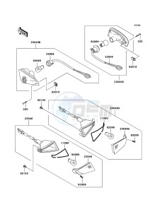 ZZR600 ZX600E6F GB XX (EU ME A(FRICA) drawing Turn Signals