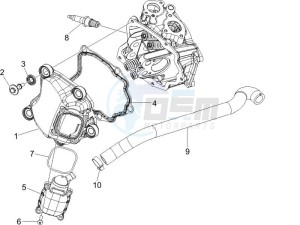 Runner 125 VX 4t e3 (UK) UK drawing Cylinder head cover