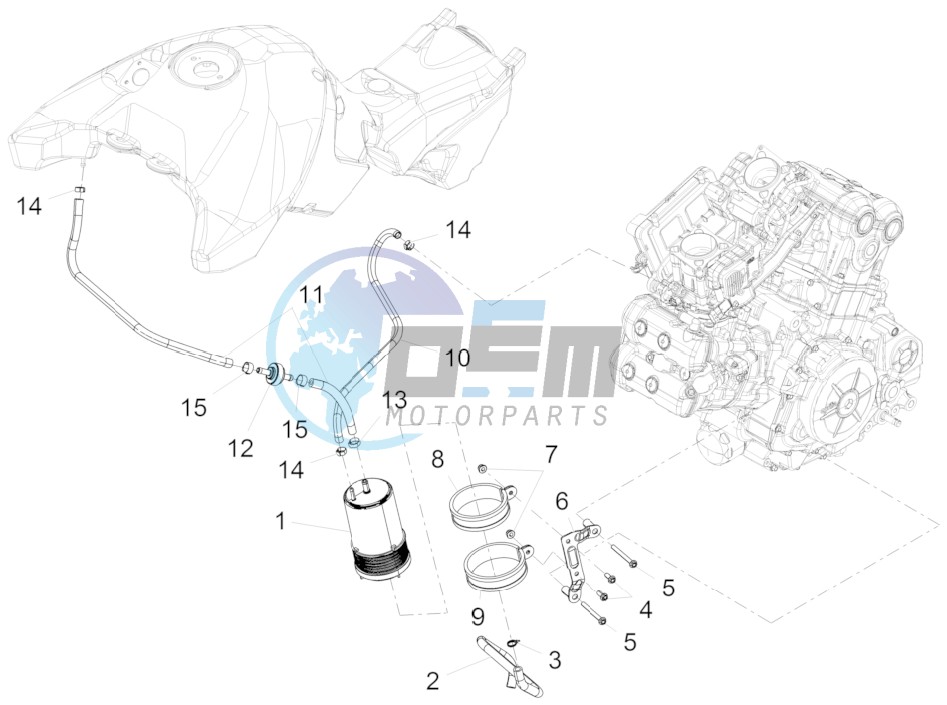 Fuel vapour recover system