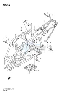 LT-Z400 (E19) drawing FRAME (LT-Z400ZL2 E19)