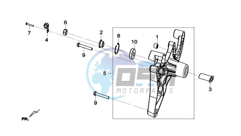 REAR FORK - REAR SUSPENSION