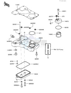 ZX 750 E [GPZ 750 TURBO] (E1-E2) [GPZ 750 TURBO] drawing BREATHER COVER_OIL PAN