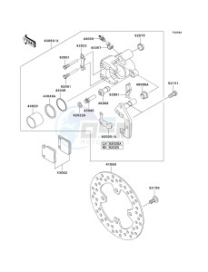 KVF 360 B [PRAIRIE 360] (B1-B3) [PRAIRIE 360] drawing FRONT BRAKE-- B2_B3- -