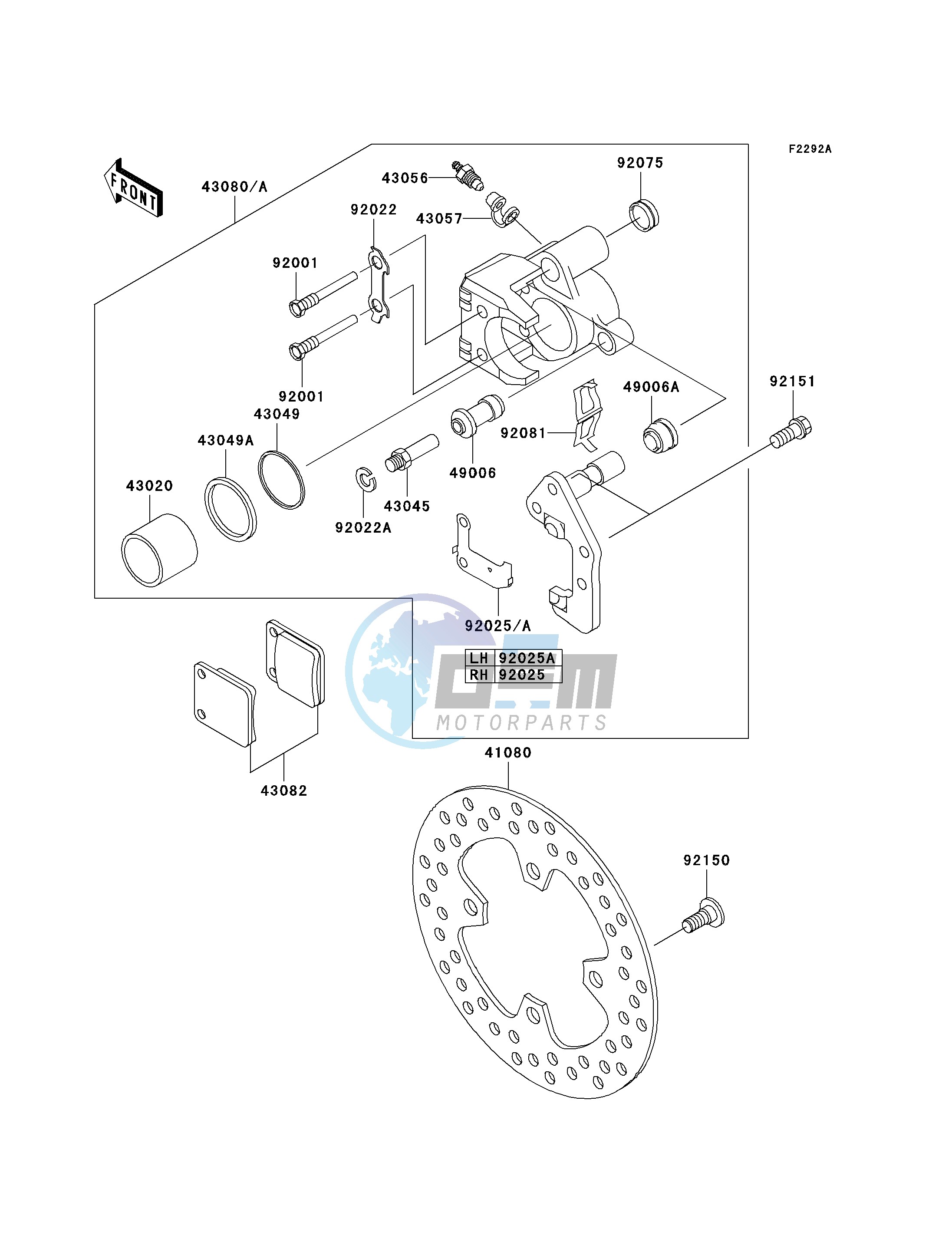 FRONT BRAKE-- B2_B3- -