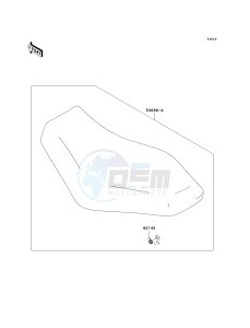 KVF 750 B (BRUTE FORCE 750 4X4I) (B6F-B7FA) A6F drawing SEAT