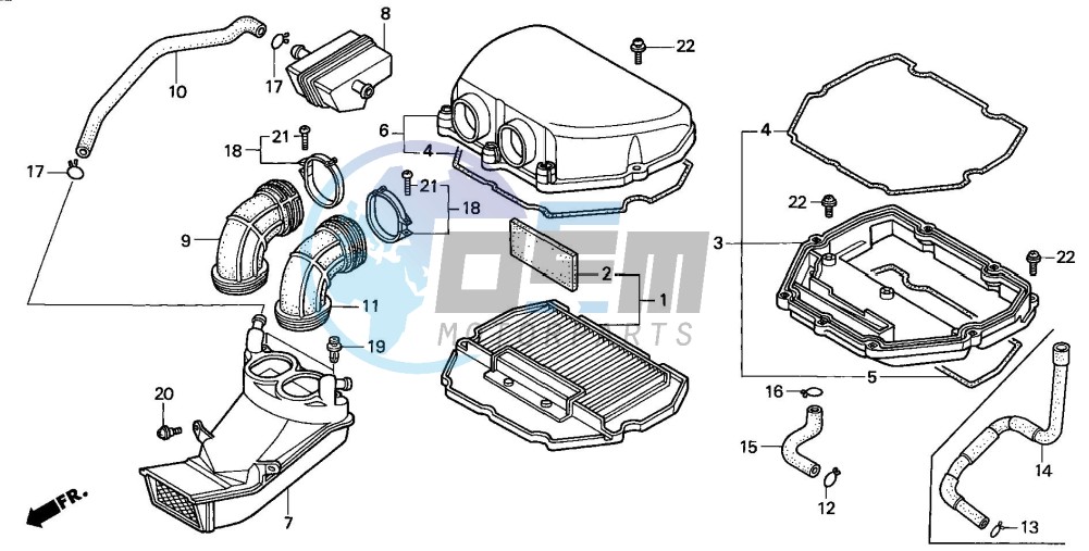 AIR CLEANER (CBR600FS/3S/T/3T/SET)