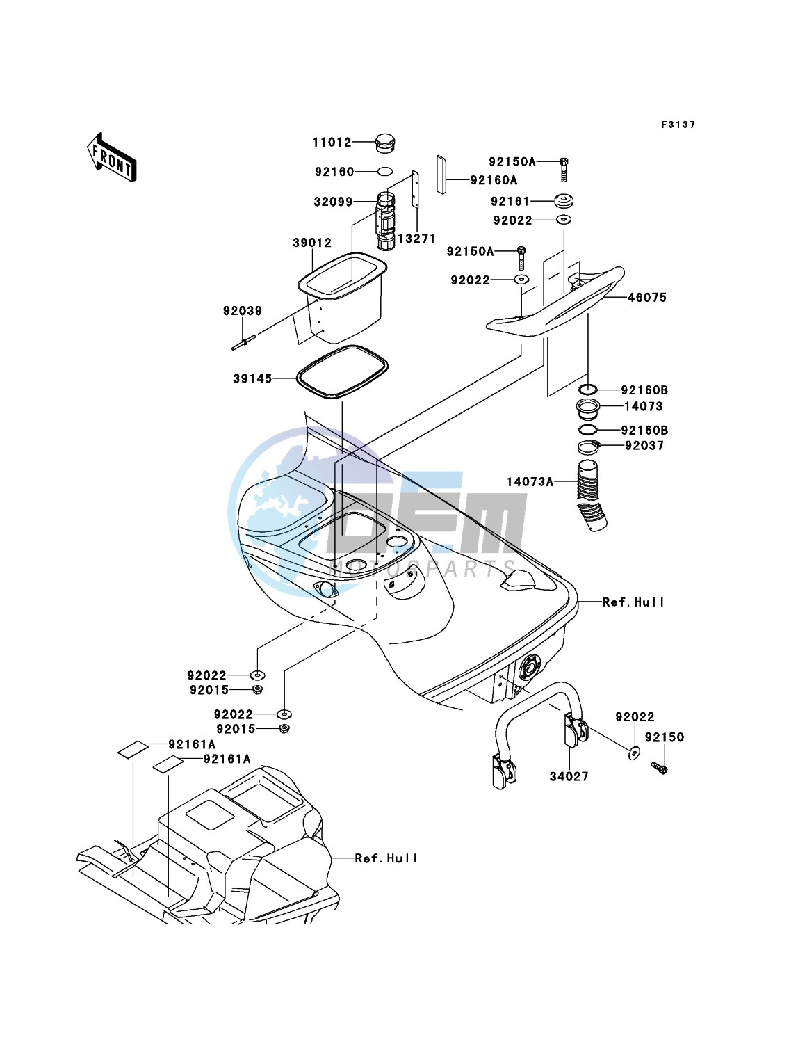 Hull Rear Fittings