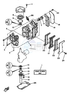 8C drawing CYLINDER--CRANKCASE