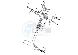 WR F 400 drawing STEERING