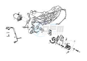 GP 1 EURO2 - 50 cc drawing CRANKCASE-OIL PUMP