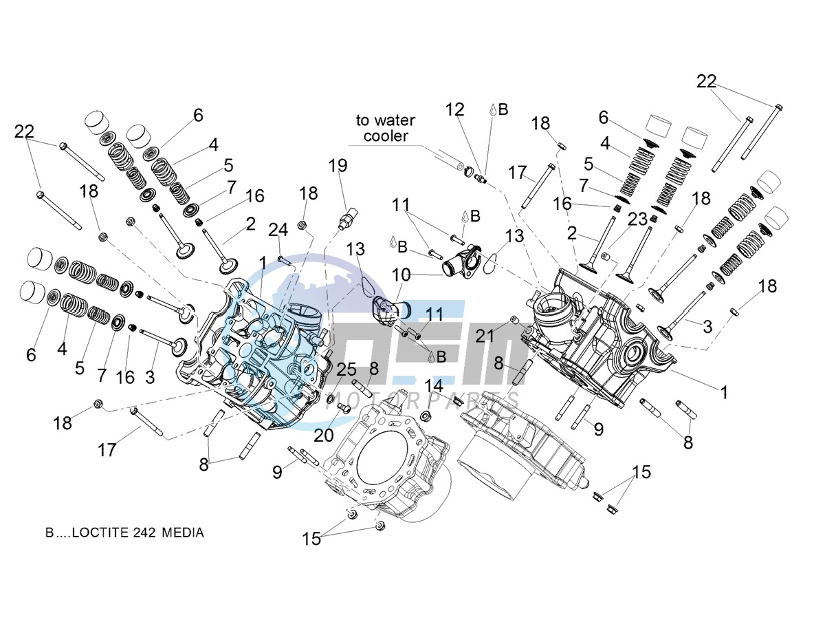 Cylinder head - valves