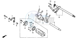 NV750C2 drawing GEARSHIFT DRUM