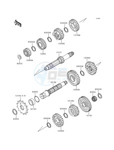 KX 500 E [KX500] (E4-E8) [KX500] drawing TRANSMISSION