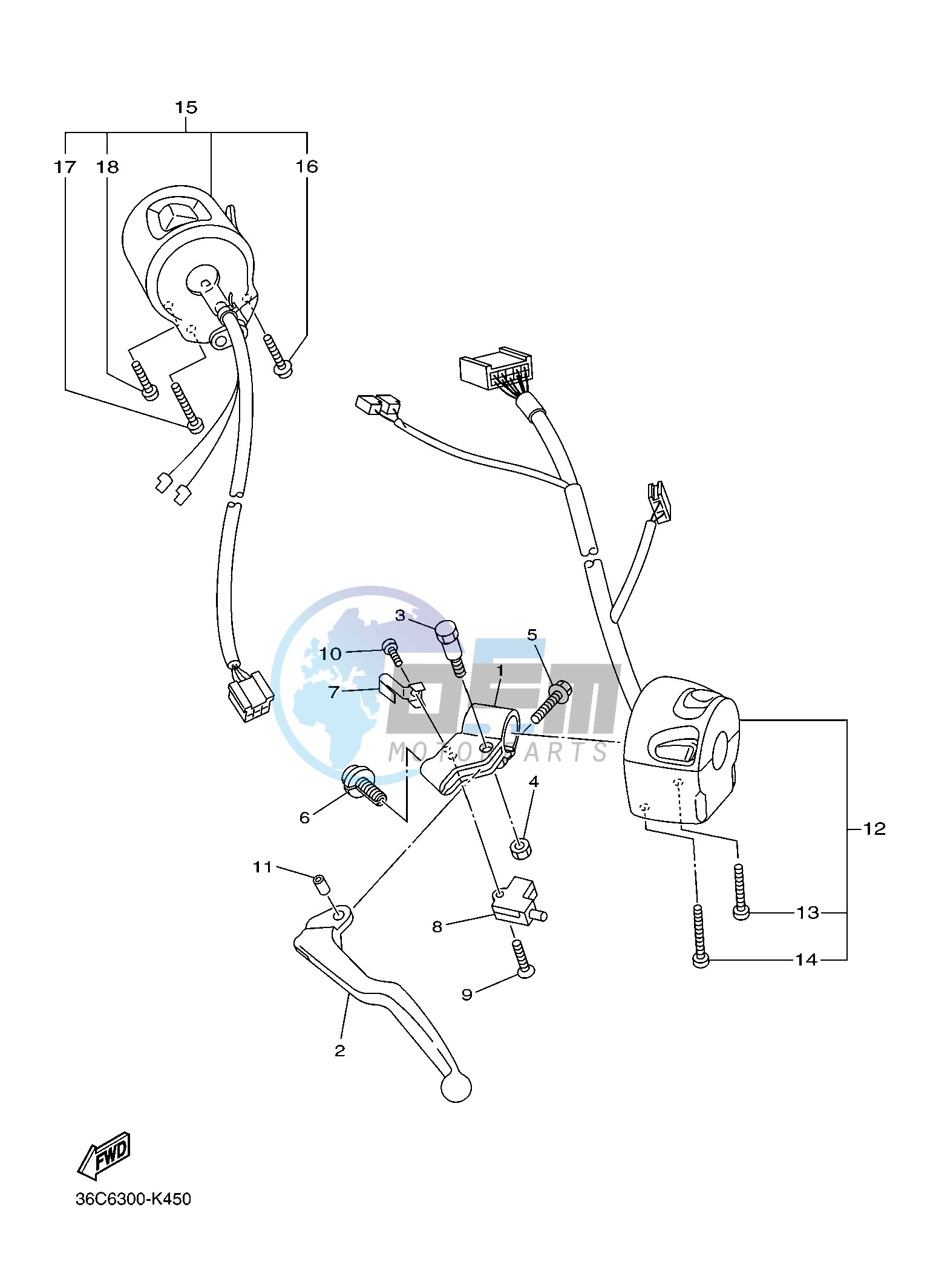 HANDLE SWITCH & LEVER