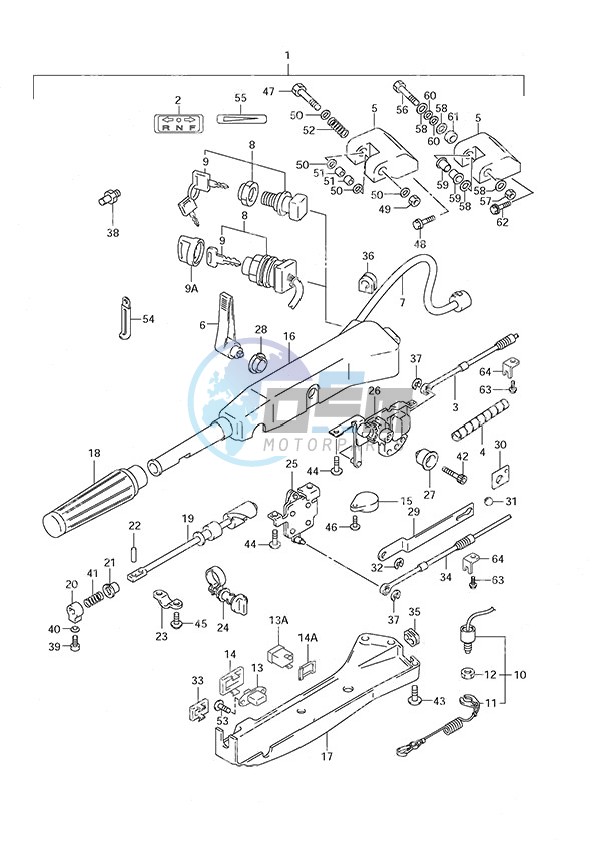 Tiller Handle