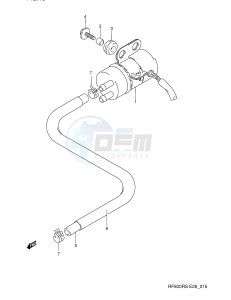 RF600R (E28) drawing FUEL PUMP