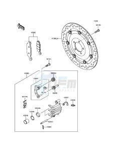 W800 EJ800AFFA GB XX (EU ME A(FRICA) drawing Front Brake