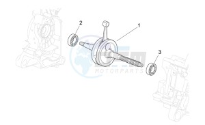 Scarabeo 50 4T E2 drawing Drive shaft