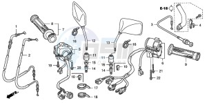 CB1300S CB1300SUPERBOLD'OR drawing SWITCH/CABLE