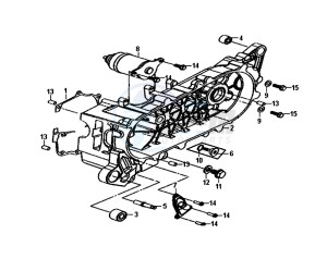 ALLO 50 (25 KM/H) (AJ05WA-NL) (L8-M0) drawing L. CRANK CASE / ALLO 50 (25 KM/H) (AJ05WA-NL) (L8-M0)