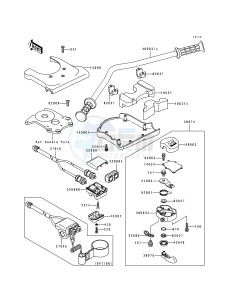 JS 750 A [750 SX] (A1-A4) [750 SX] drawing HANDLEBAR