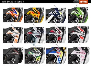 MRT-50-E4-SM-2018-AUSTRIA-MRT-50-SM-FREE-JUMP-2018-EURO-4 drawing ACCESSOIRIES - DECAL SETS