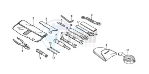 CBR600F4 drawing TOOLS