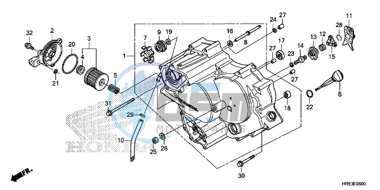 FRONT CRANKCASE COVER