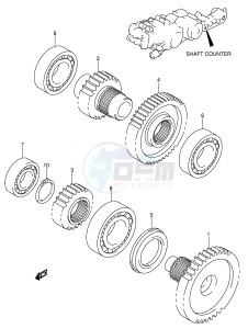 AN650 (E2) Burgman drawing SHAFT COUNTER IDLER (MODEL K5)