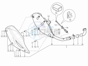 MP3 125 yourban erl drawing Silencer