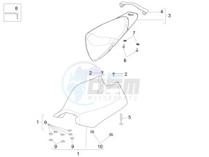 RSV4 1000 RR (APAC) (AUS, CP, NZ) drawing Saddle