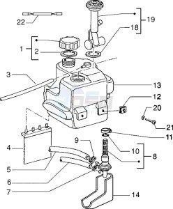 NRG 50 MC3 drawing Fuel Tank