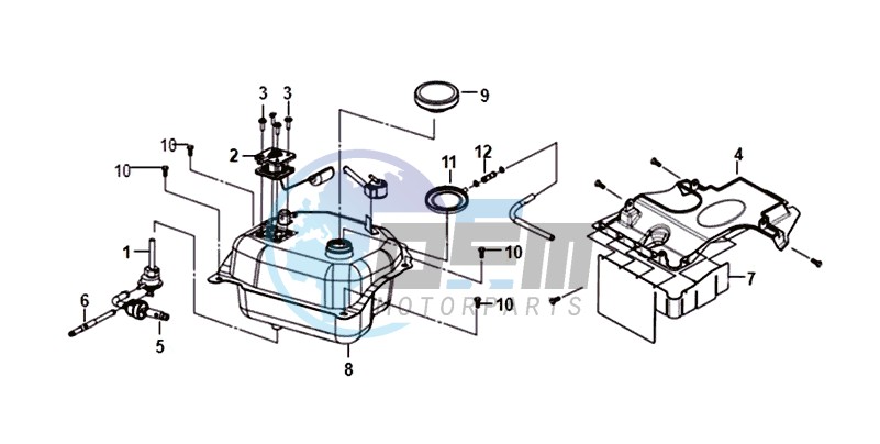 FUEL TANK -  FUEL GAUGE