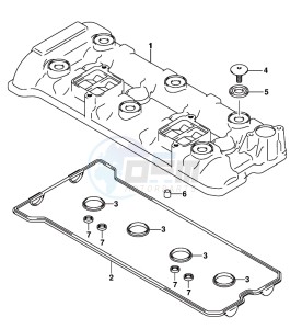 GSX-S1000F drawing CYLINDER HEAD COVER