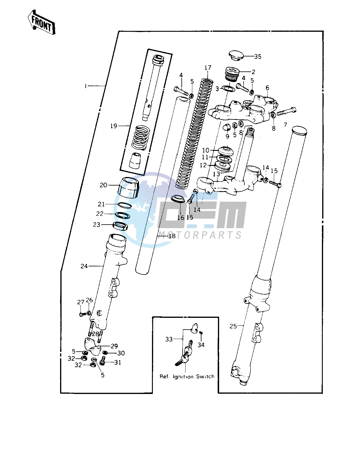 FRONT FORK -- 77-78 B1_B2- -