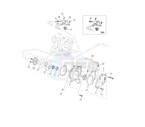 YP R X-MAX 125 drawing WATER PUMP