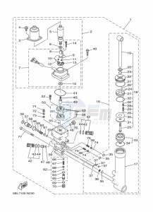 FT25FETL drawing POWER-TILT-ASSEMBLY