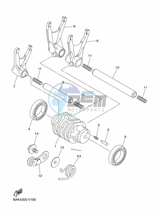 SHIFT CAM & FORK