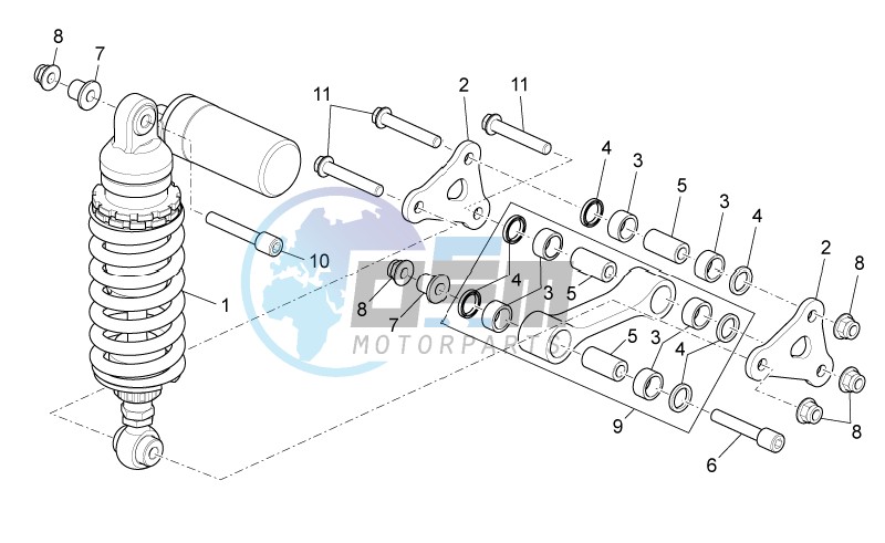 Rear Shock absorber