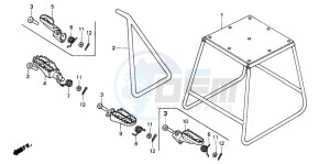 CR250R drawing STAND/STEP