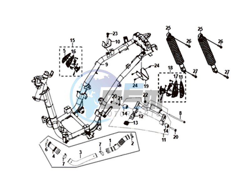 FRAME / ENGINE MOUNT