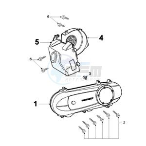 LUDIX 10 RORA SNAKE drawing CRANKCASE COVER