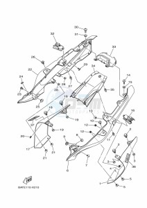 MT-07 MTN690 (BATX) drawing SIDE COVER