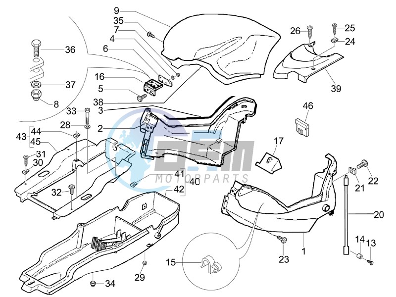 Helmet box - Undersaddle